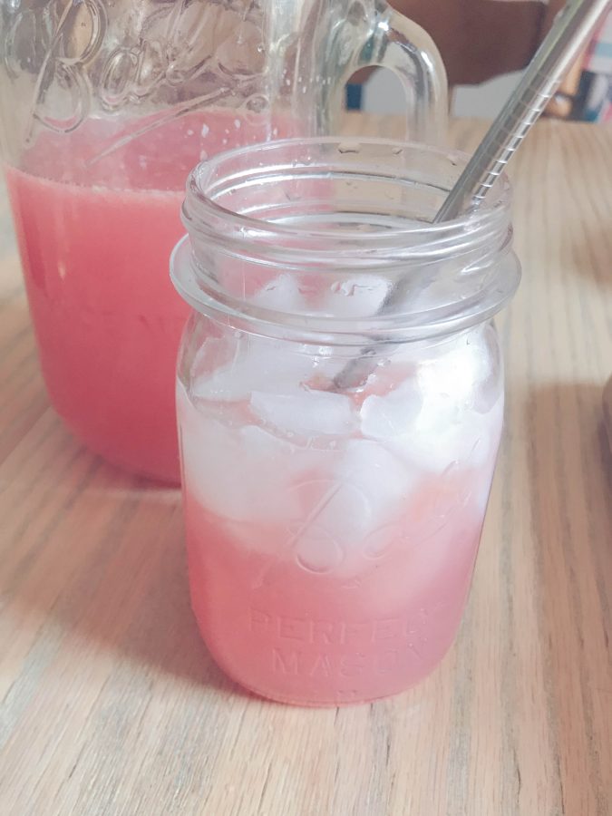 The weather is warming up and I am ready for it! This grapefruit hibiscus lemonade totally hits the spot for refreshment on a warm day.