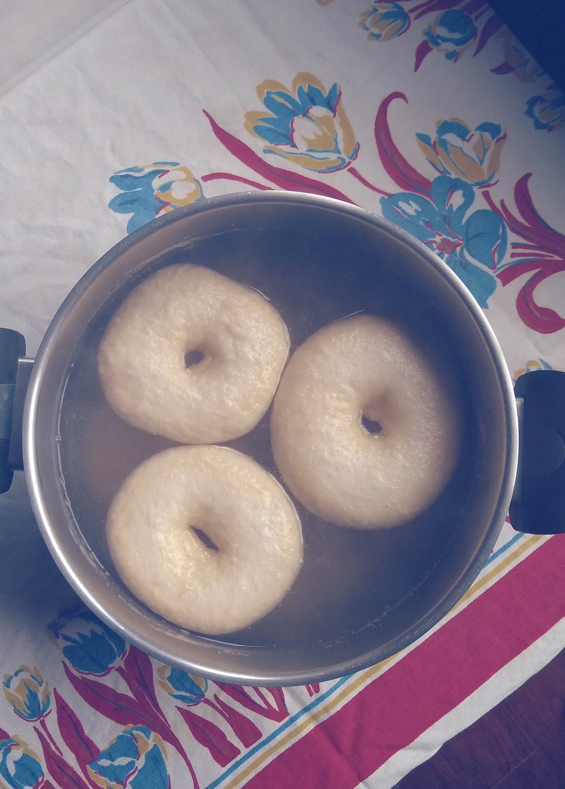 Making bagels at home is super rewarding. They are unlike any others. Fresh from the oven, soft and chewy. Perfect. My kids and I love having fresh bagels on hand. Batches of bagels don't usually last long in our house.