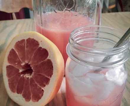 grapefruit hibiscus lemonade