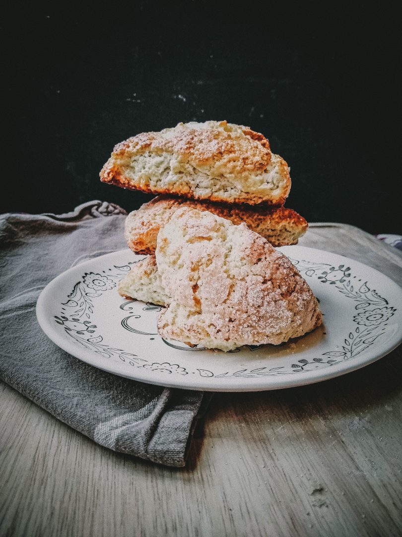 These are a classic homemade scone recipe. You can add all sorts of zests, nuts, fruits, chocolates and purees to make these whatever flavor scones you would like. This recipe is probably one of my oldest recipes. In the beginning of my restaurant, these were the first thing my husband and I came up with. They are one of my favorites and my kids and I hope they become a favorite of yours as well.